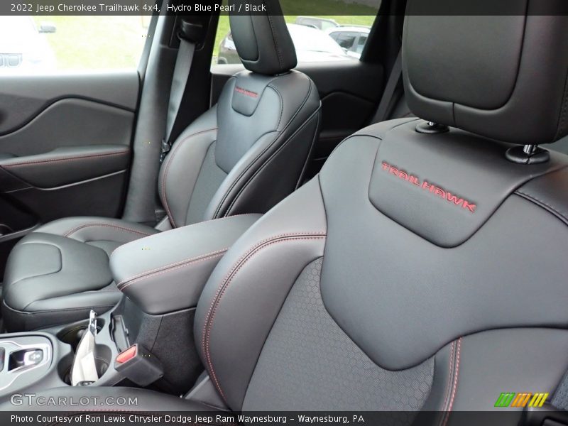 Hydro Blue Pearl / Black 2022 Jeep Cherokee Trailhawk 4x4