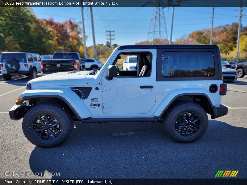Bright White / Black 2023 Jeep Wrangler Freedom Edition 4x4