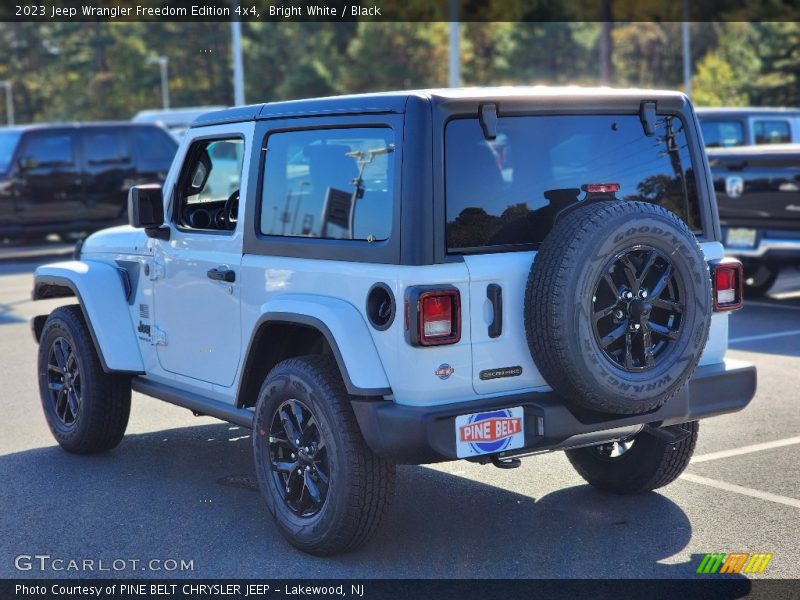 Bright White / Black 2023 Jeep Wrangler Freedom Edition 4x4