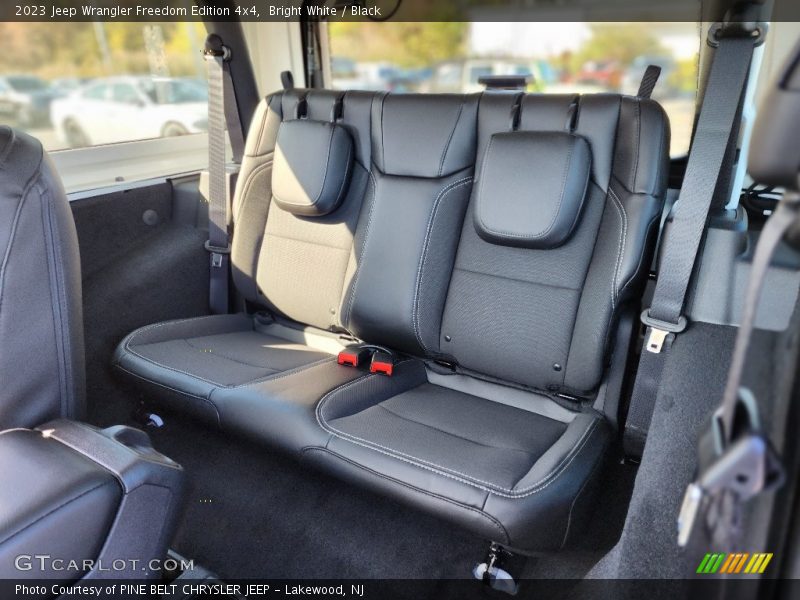 Rear Seat of 2023 Wrangler Freedom Edition 4x4