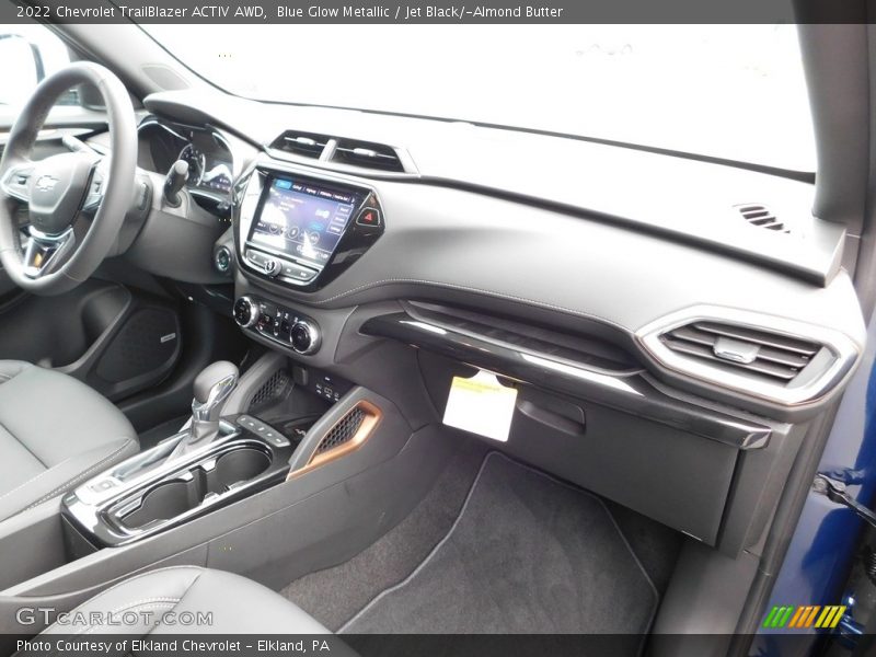 Blue Glow Metallic / Jet Black/­Almond Butter 2022 Chevrolet TrailBlazer ACTIV AWD