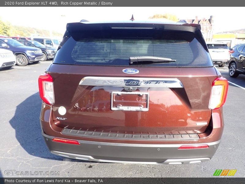 Rich Copper Metallic / Ebony 2020 Ford Explorer XLT 4WD