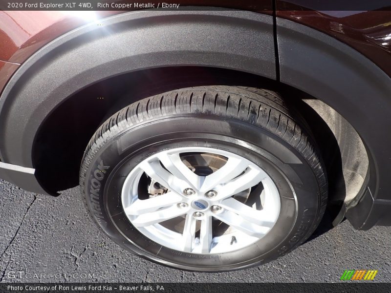 Rich Copper Metallic / Ebony 2020 Ford Explorer XLT 4WD