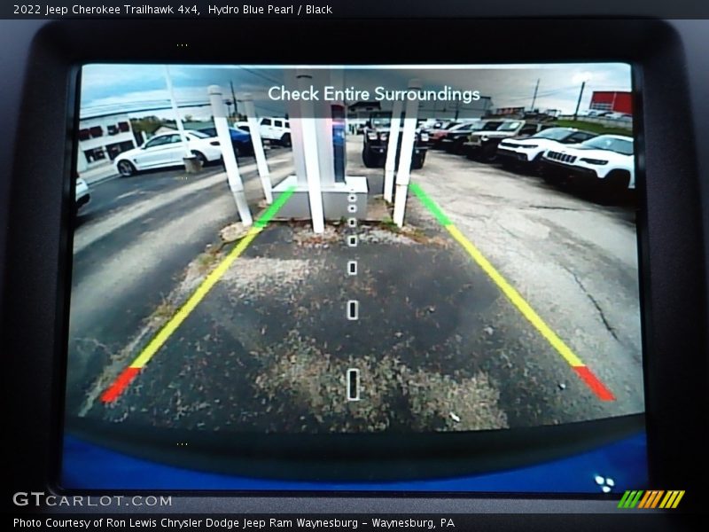 Hydro Blue Pearl / Black 2022 Jeep Cherokee Trailhawk 4x4