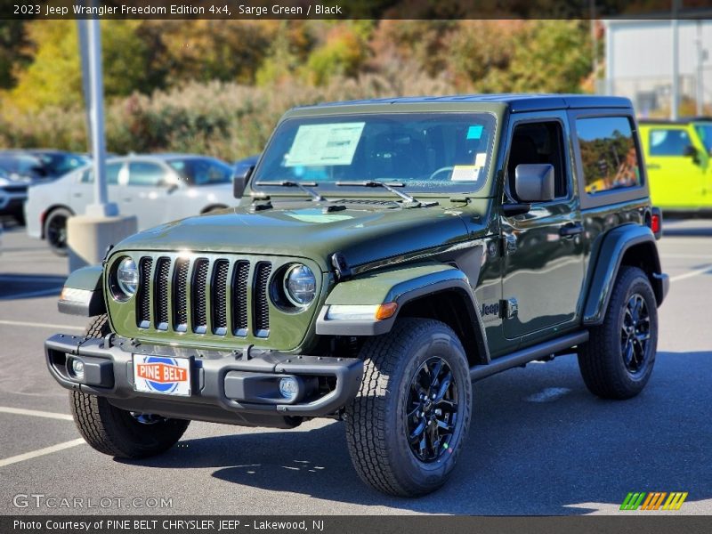 Sarge Green / Black 2023 Jeep Wrangler Freedom Edition 4x4