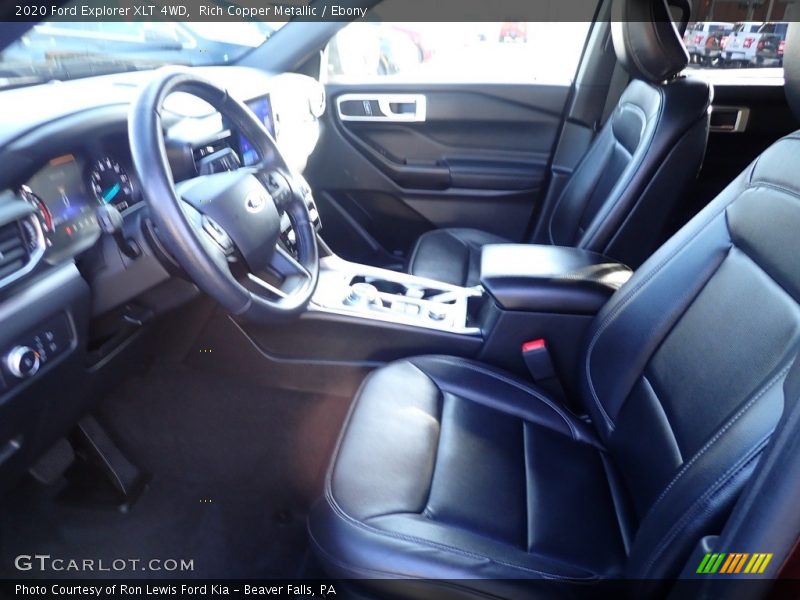 Rich Copper Metallic / Ebony 2020 Ford Explorer XLT 4WD