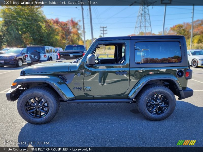 Sarge Green / Black 2023 Jeep Wrangler Freedom Edition 4x4