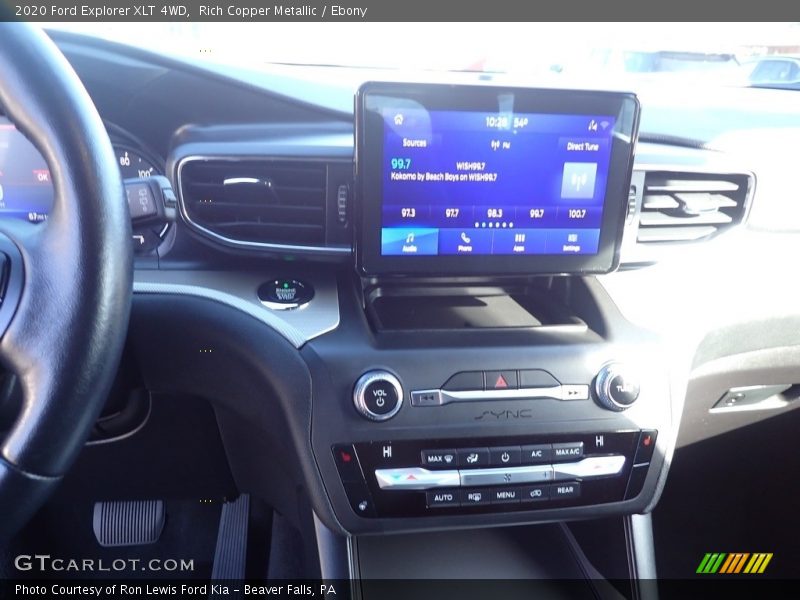 Rich Copper Metallic / Ebony 2020 Ford Explorer XLT 4WD