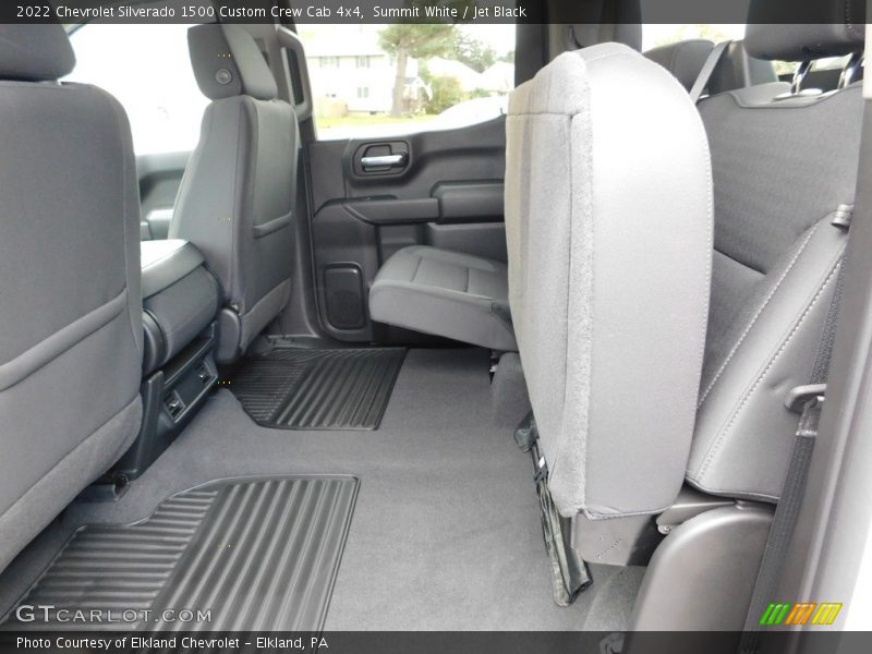 Summit White / Jet Black 2022 Chevrolet Silverado 1500 Custom Crew Cab 4x4