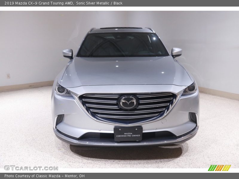 Sonic Silver Metallic / Black 2019 Mazda CX-9 Grand Touring AWD