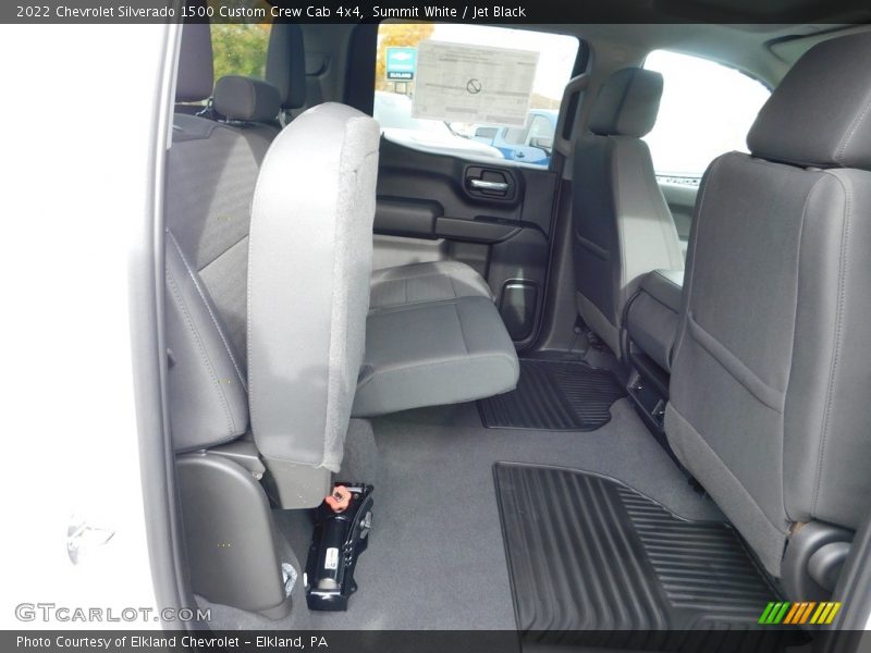 Summit White / Jet Black 2022 Chevrolet Silverado 1500 Custom Crew Cab 4x4