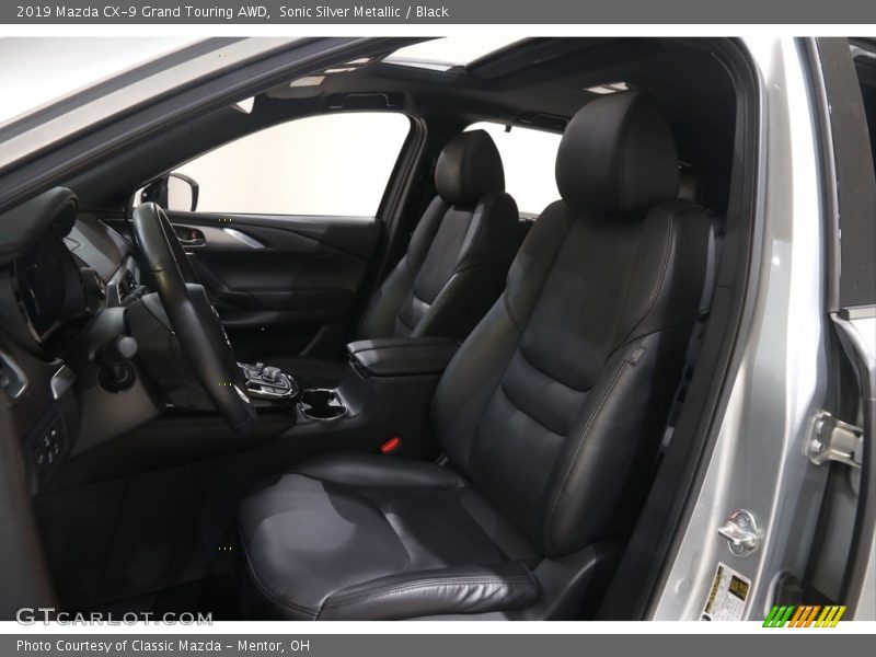 Sonic Silver Metallic / Black 2019 Mazda CX-9 Grand Touring AWD
