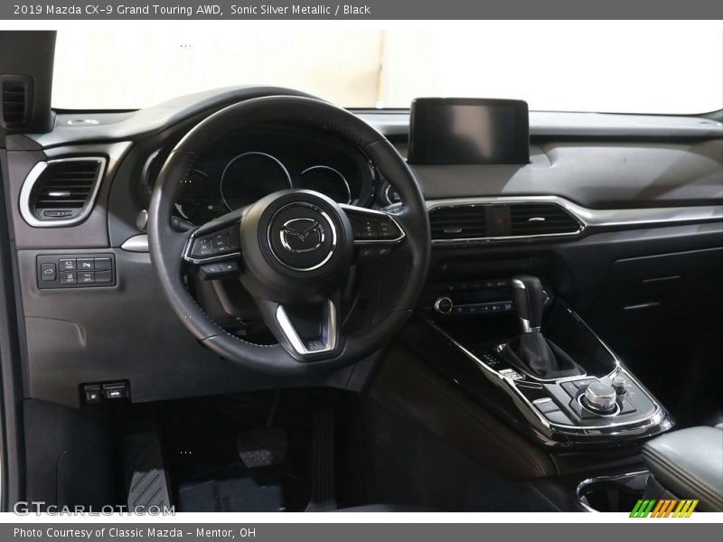 Sonic Silver Metallic / Black 2019 Mazda CX-9 Grand Touring AWD