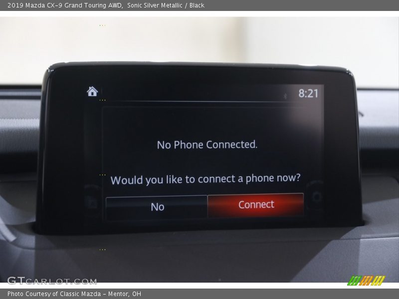 Sonic Silver Metallic / Black 2019 Mazda CX-9 Grand Touring AWD