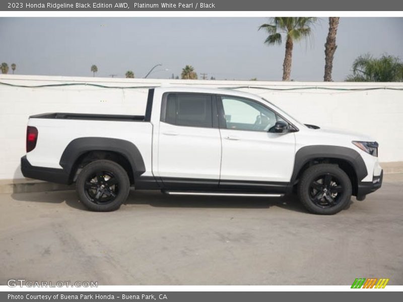 Platinum White Pearl / Black 2023 Honda Ridgeline Black Edition AWD