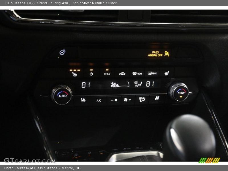 Sonic Silver Metallic / Black 2019 Mazda CX-9 Grand Touring AWD
