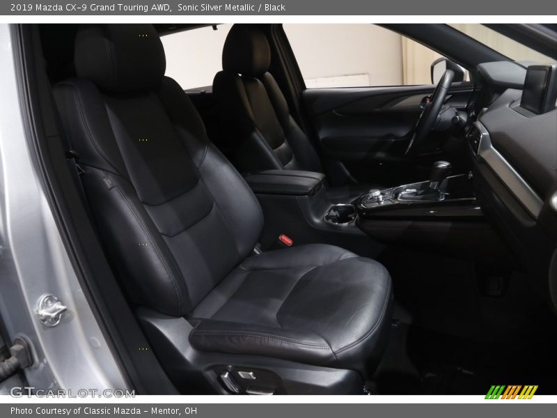 Sonic Silver Metallic / Black 2019 Mazda CX-9 Grand Touring AWD