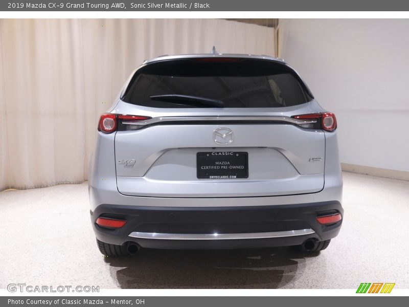 Sonic Silver Metallic / Black 2019 Mazda CX-9 Grand Touring AWD