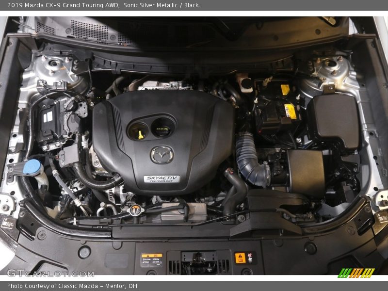 Sonic Silver Metallic / Black 2019 Mazda CX-9 Grand Touring AWD