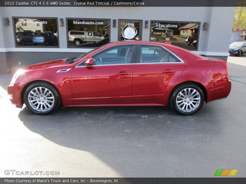 Crystal Red Tintcoat / Cashmere/Cocoa 2013 Cadillac CTS 4 3.6 AWD Sedan