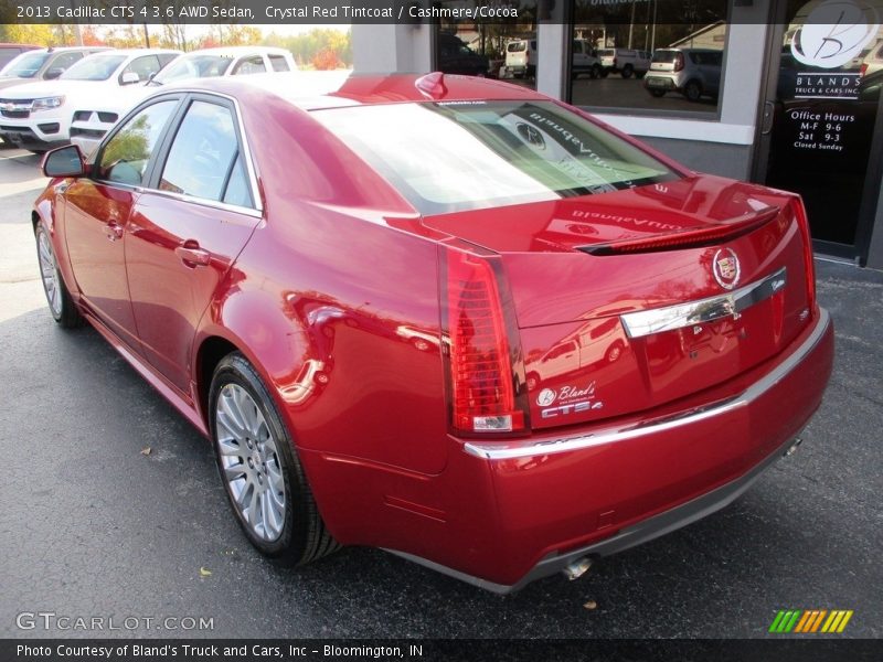 Crystal Red Tintcoat / Cashmere/Cocoa 2013 Cadillac CTS 4 3.6 AWD Sedan