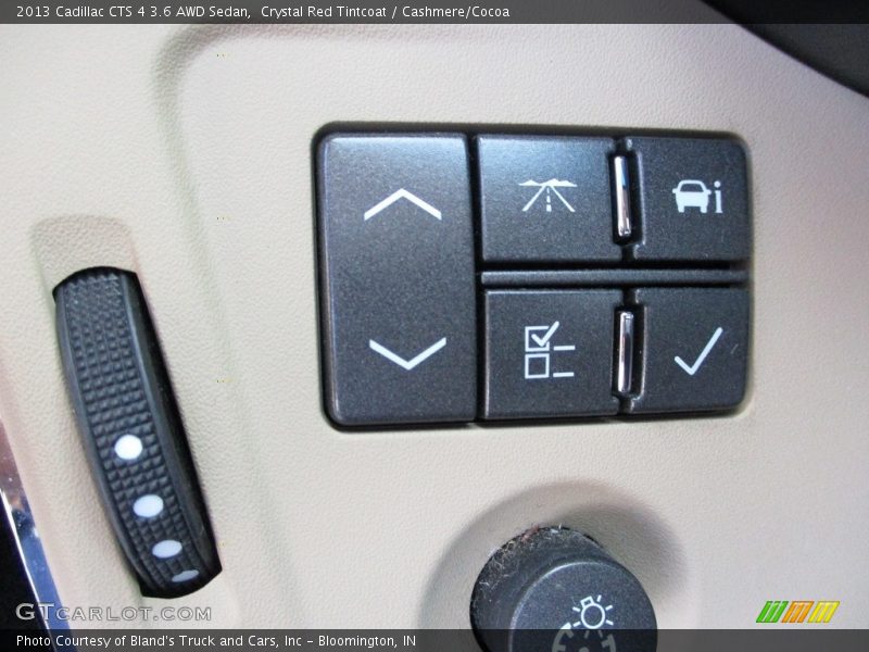 Controls of 2013 CTS 4 3.6 AWD Sedan