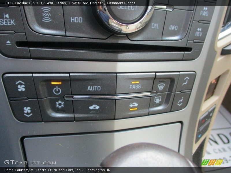 Controls of 2013 CTS 4 3.6 AWD Sedan