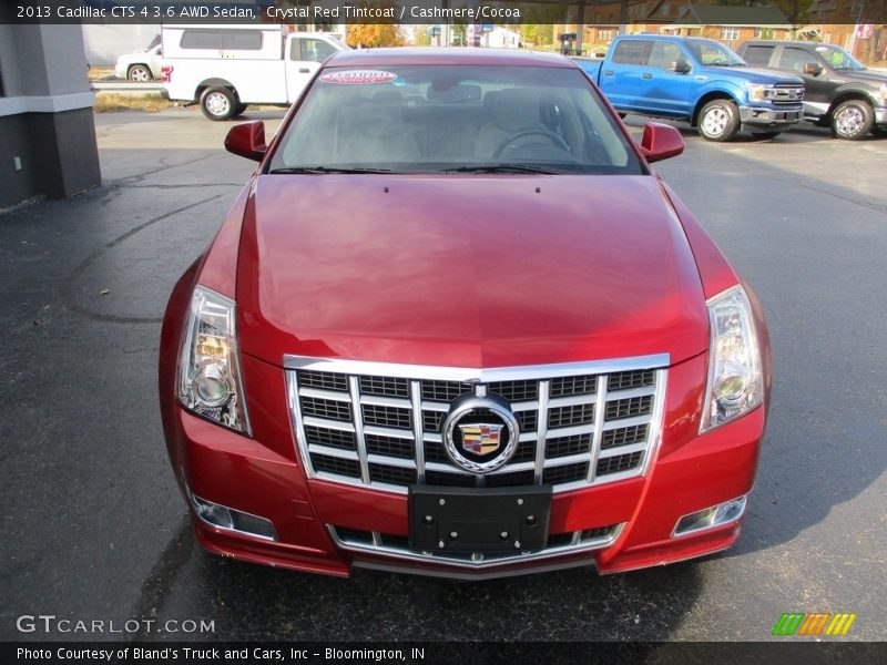 Crystal Red Tintcoat / Cashmere/Cocoa 2013 Cadillac CTS 4 3.6 AWD Sedan