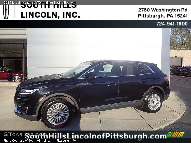 Infinite Black / Ebony 2019 Lincoln Nautilus AWD