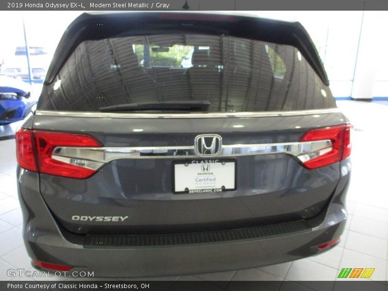 Modern Steel Metallic / Gray 2019 Honda Odyssey EX-L