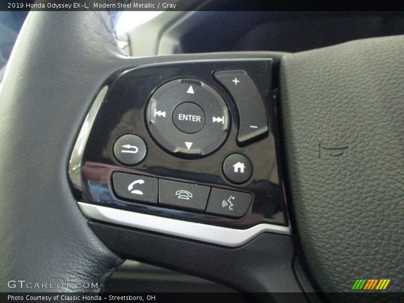 Modern Steel Metallic / Gray 2019 Honda Odyssey EX-L