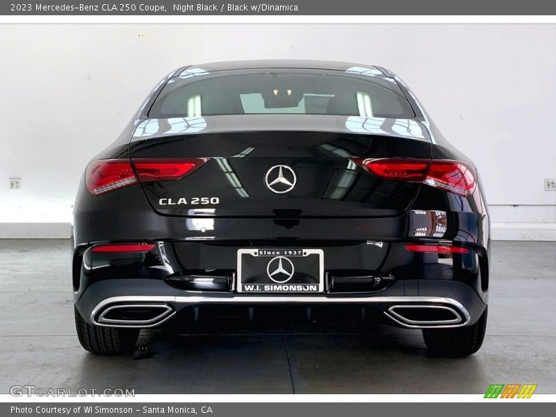Night Black / Black w/Dinamica 2023 Mercedes-Benz CLA 250 Coupe