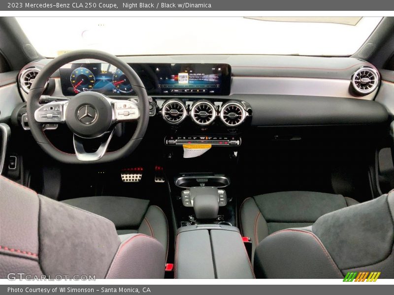 Dashboard of 2023 CLA 250 Coupe