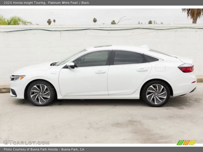 Platinum White Pearl / Black 2020 Honda Insight Touring