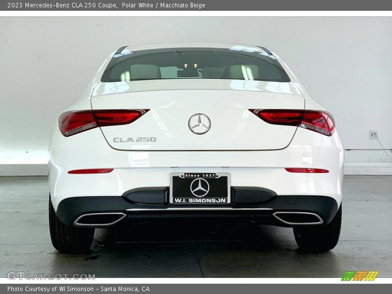 Polar White / Macchiato Beige 2023 Mercedes-Benz CLA 250 Coupe