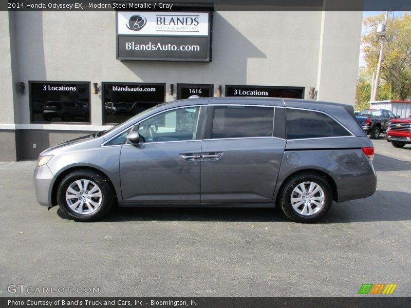 Modern Steel Metallic / Gray 2014 Honda Odyssey EX