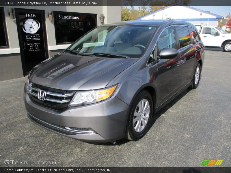 Modern Steel Metallic / Gray 2014 Honda Odyssey EX