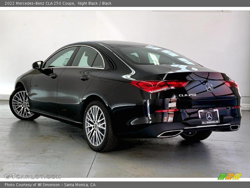 Night Black / Black 2022 Mercedes-Benz CLA 250 Coupe