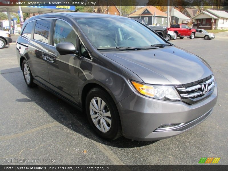 Modern Steel Metallic / Gray 2014 Honda Odyssey EX