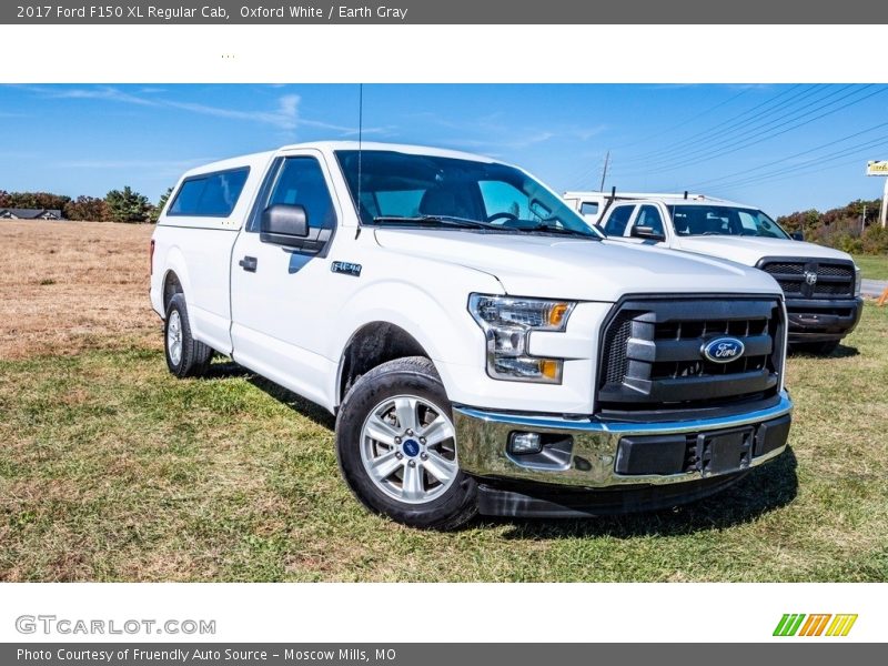 Oxford White / Earth Gray 2017 Ford F150 XL Regular Cab