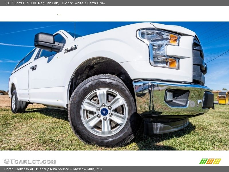 Oxford White / Earth Gray 2017 Ford F150 XL Regular Cab