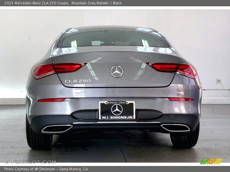Mountain Grey Metallic / Black 2023 Mercedes-Benz CLA 250 Coupe