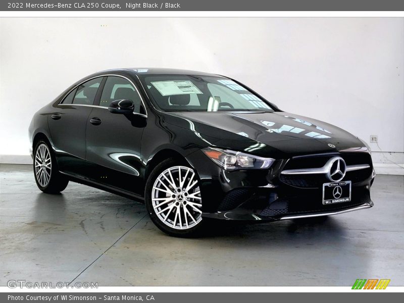Night Black / Black 2022 Mercedes-Benz CLA 250 Coupe