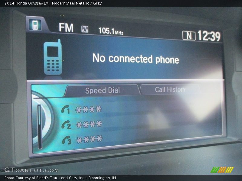 Modern Steel Metallic / Gray 2014 Honda Odyssey EX