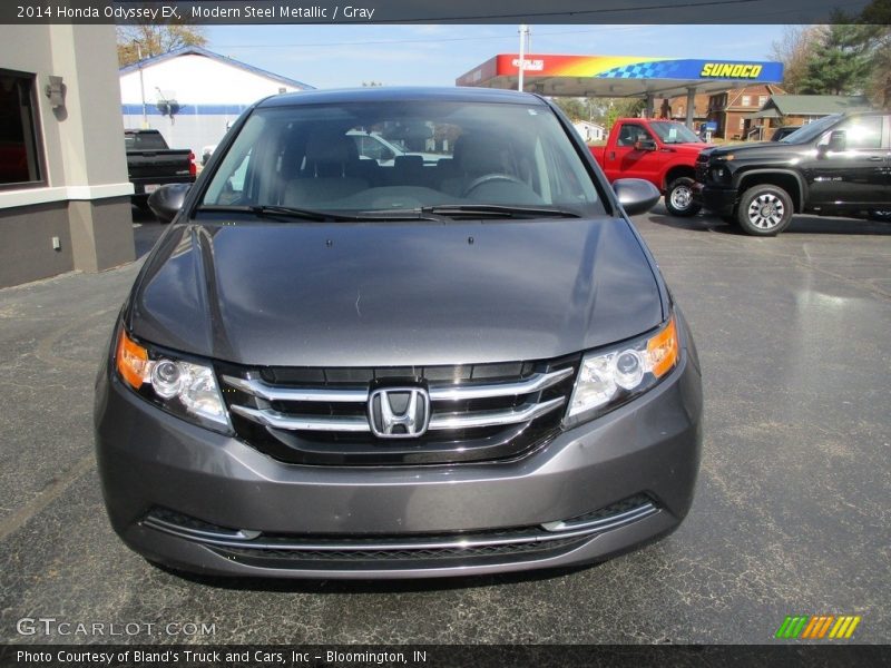 Modern Steel Metallic / Gray 2014 Honda Odyssey EX