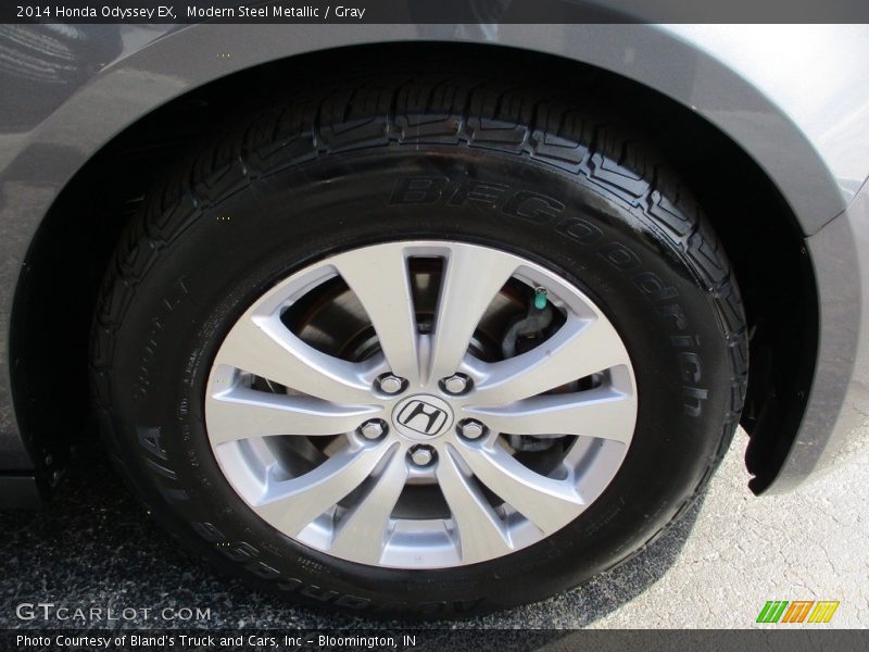 Modern Steel Metallic / Gray 2014 Honda Odyssey EX