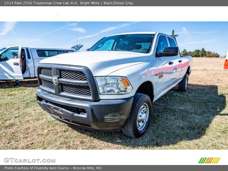 Bright White / Black/Diesel Gray 2014 Ram 2500 Tradesman Crew Cab 4x4