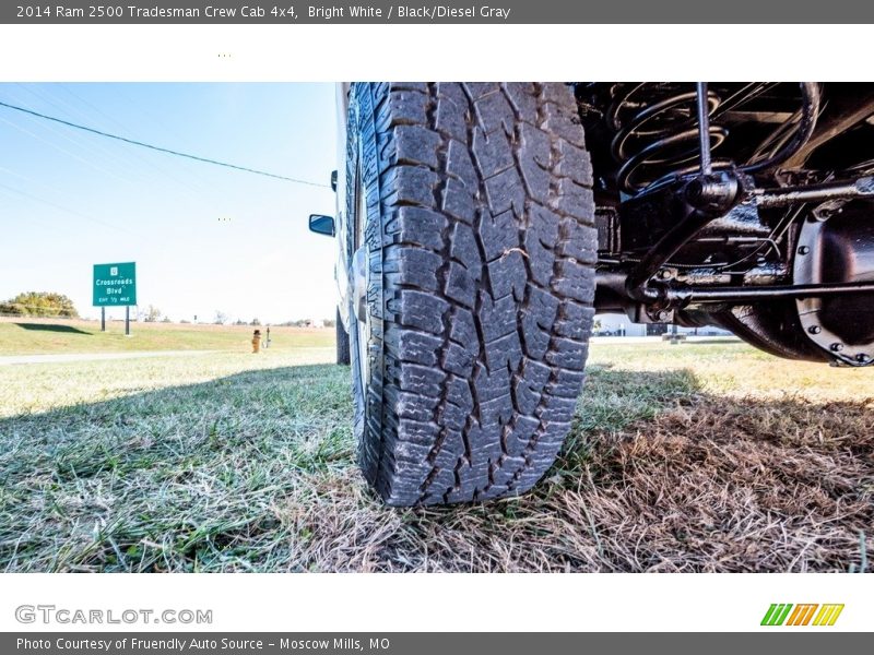 Bright White / Black/Diesel Gray 2014 Ram 2500 Tradesman Crew Cab 4x4