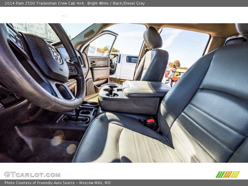Bright White / Black/Diesel Gray 2014 Ram 2500 Tradesman Crew Cab 4x4
