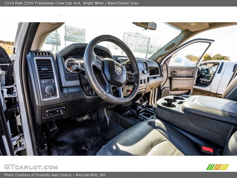 Bright White / Black/Diesel Gray 2014 Ram 2500 Tradesman Crew Cab 4x4